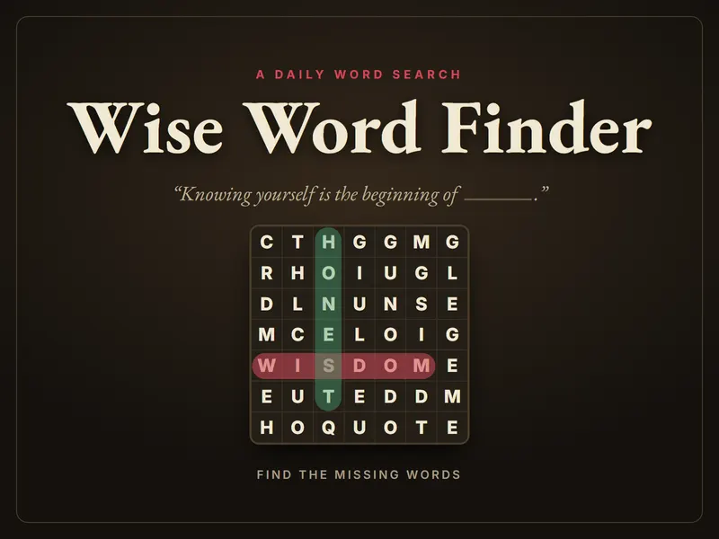 Wise Word Finder